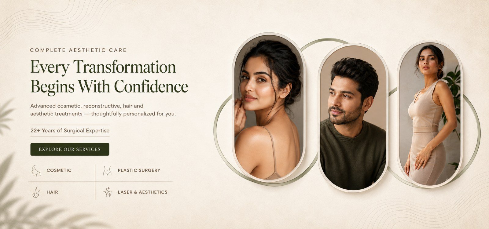 Plastic and cosmetic surgery treatments at Elegance Clinic, Surat